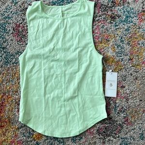 Tan top lime green buff bunny